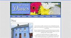 Desktop Screenshot of daviesfuneraldirectors.co.uk